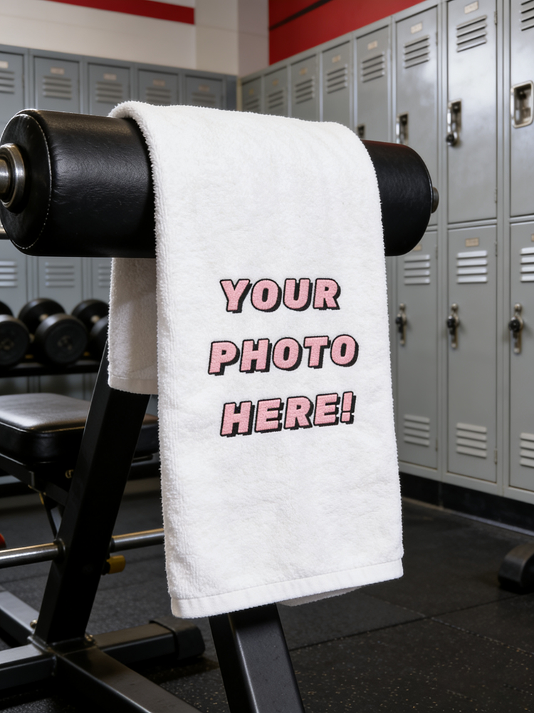 1Pc/2Pc Custom Photo Towel, Up - Home Bathroom Images avis et prix