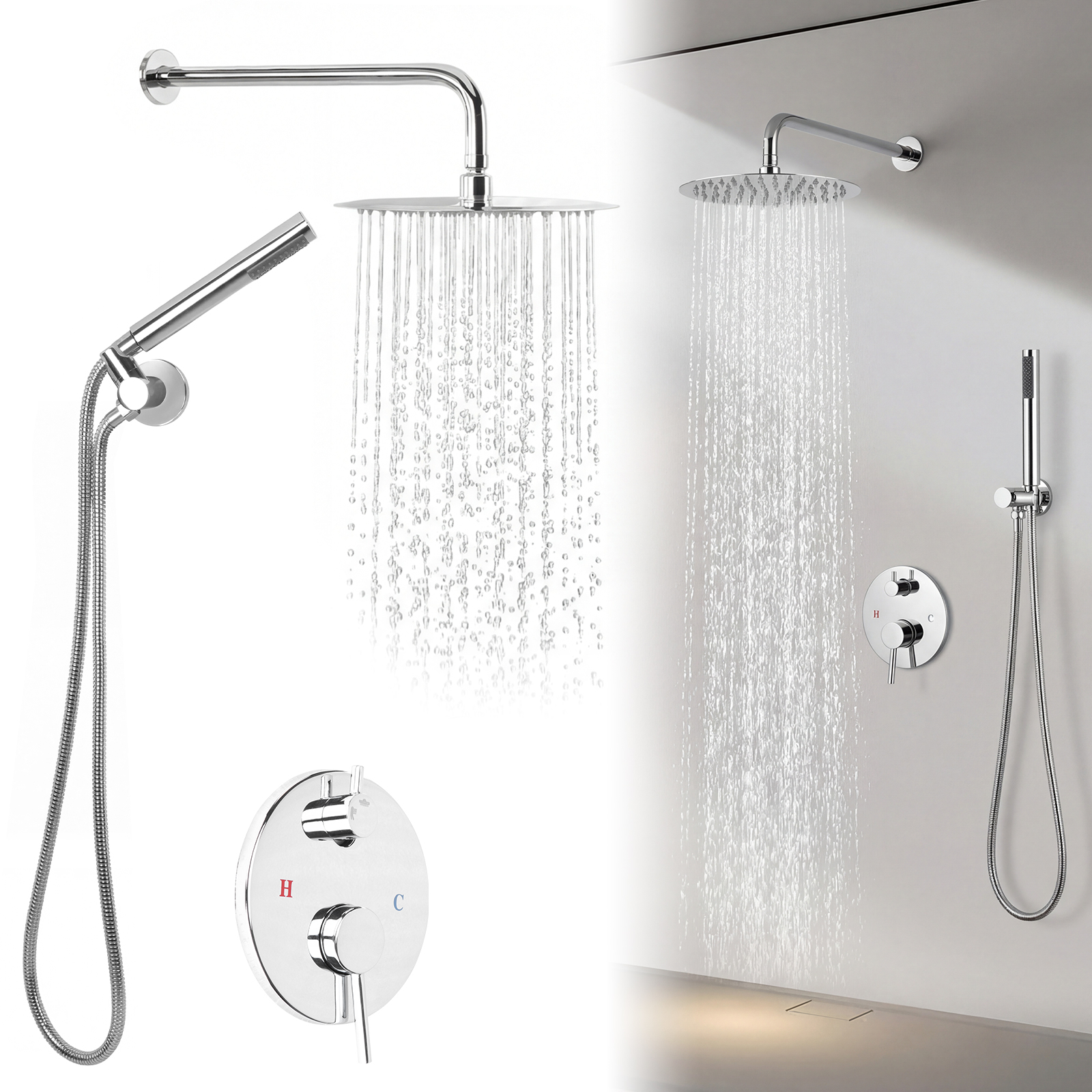 Ceiling Rainfall Shower Head S - Home And Bathroom avis et prix