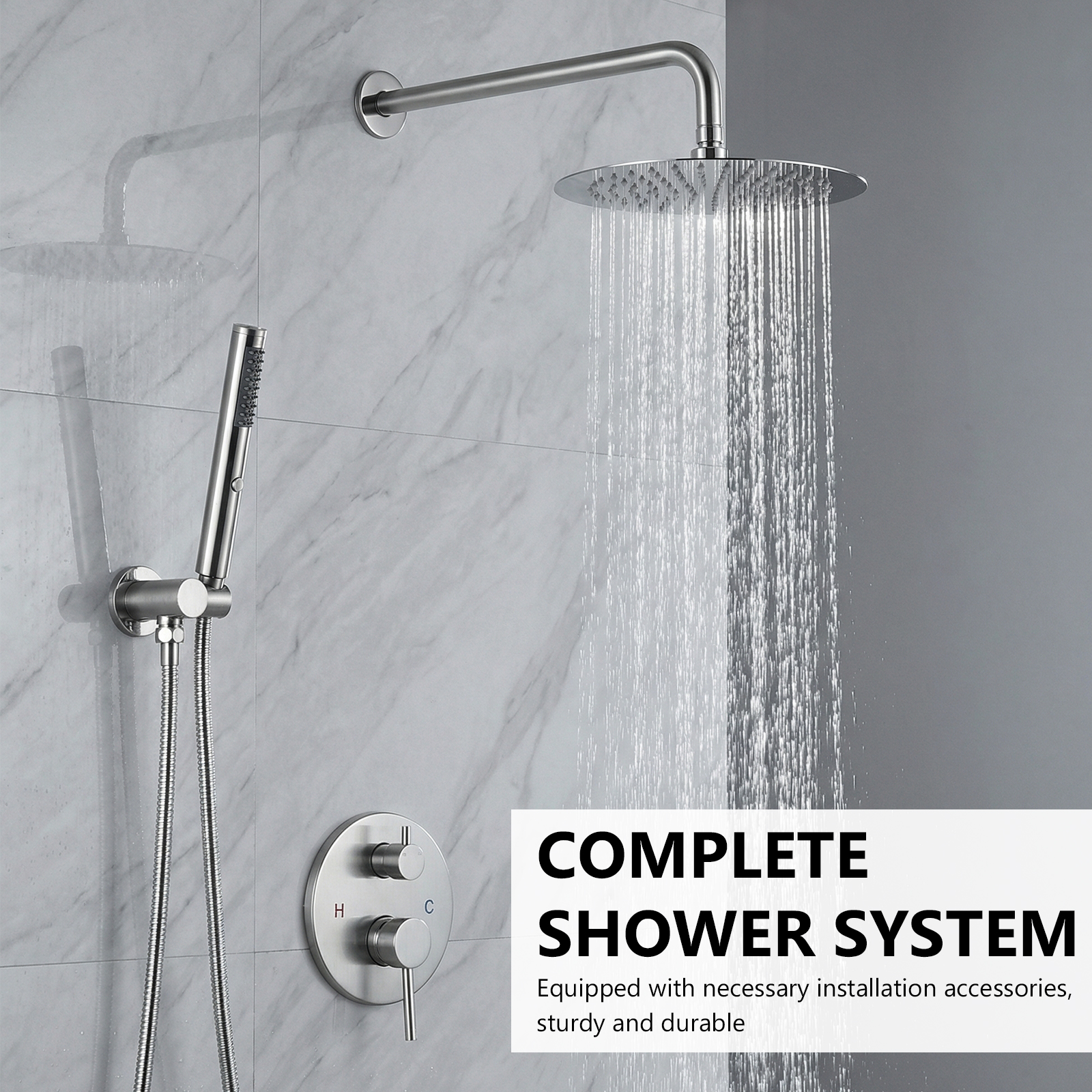 Ceiling Rainfall Shower Head S - Home And Bathroom avis et prix