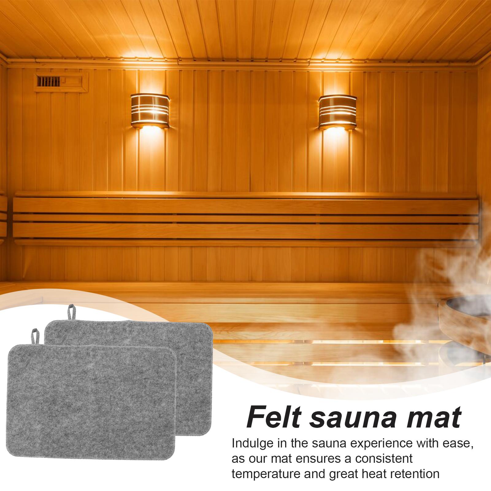 50x33cm Sauna Mat 2pcs Sauna S - Home Bathroom Spa avis et prix
