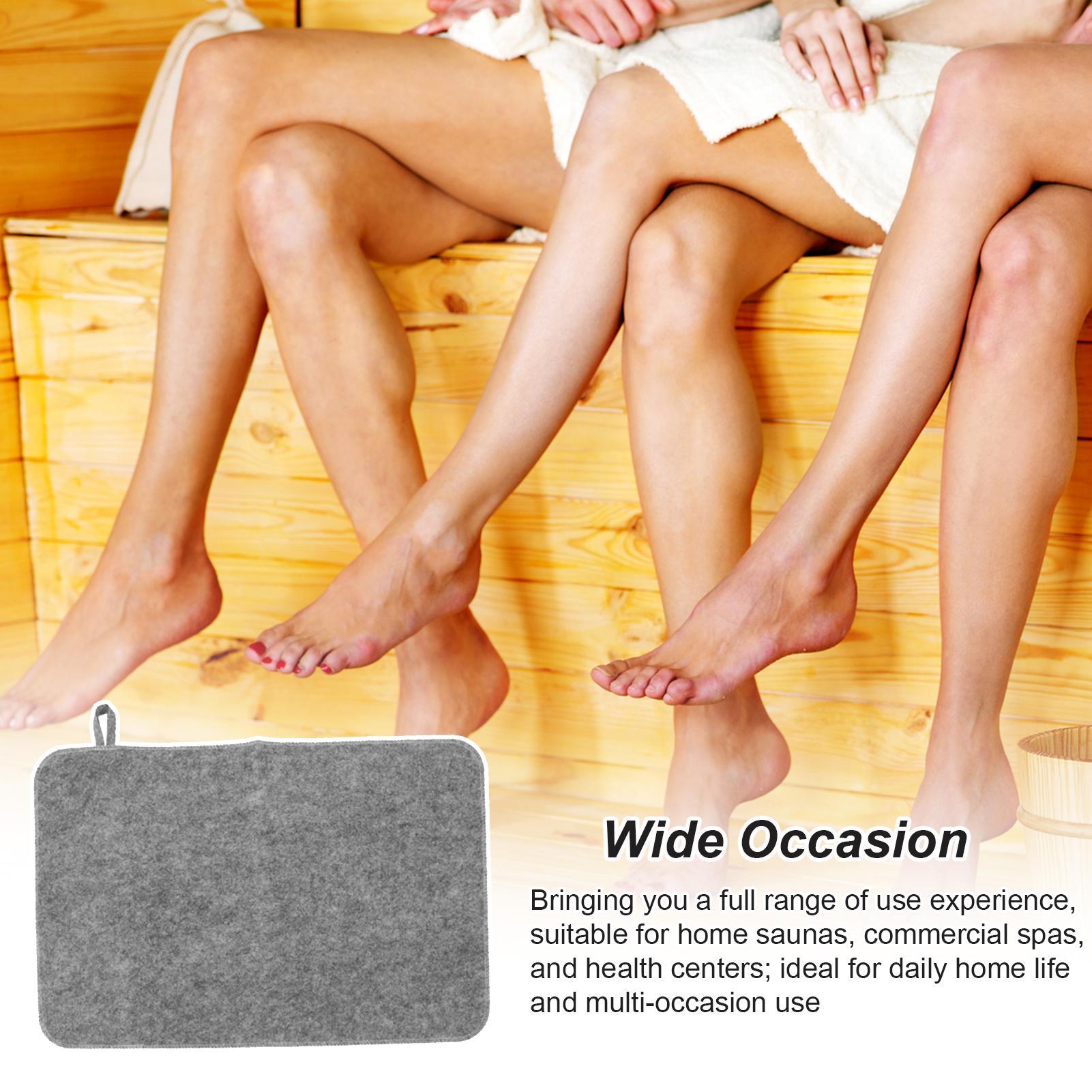 50x33cm Sauna Mat 2pcs Sauna S - Home Bathroom Spa avis et prix