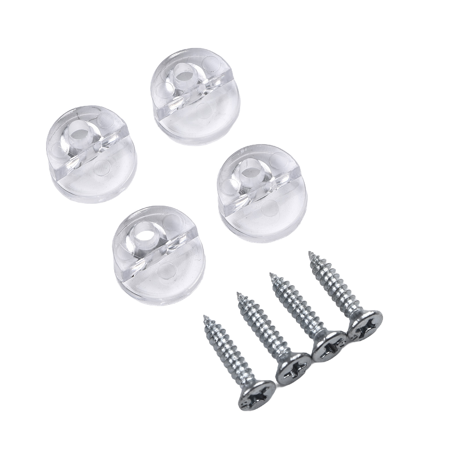 4PCS Mirror Fixing Clips Glass - Home Hardware Bathroom Mirrors avis et prix