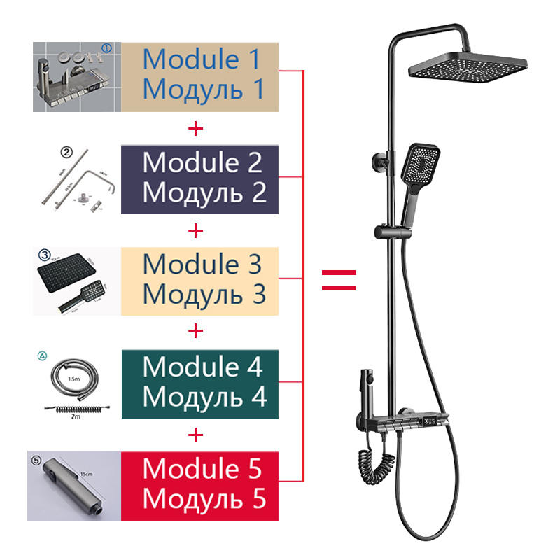 Piano Keys Bathroom Shower Set - Home Bathroom Faucets avis et prix