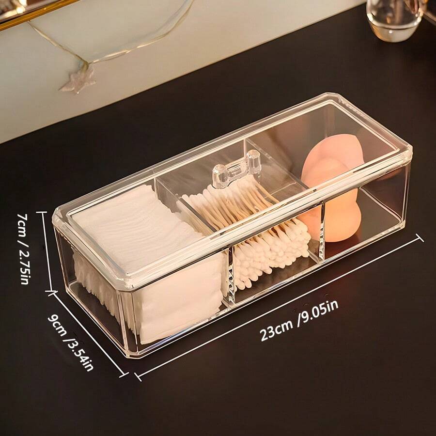 1pc PS Cosmetics Storage Box,  - Home Essentials Bathroom Storage avis et prix
