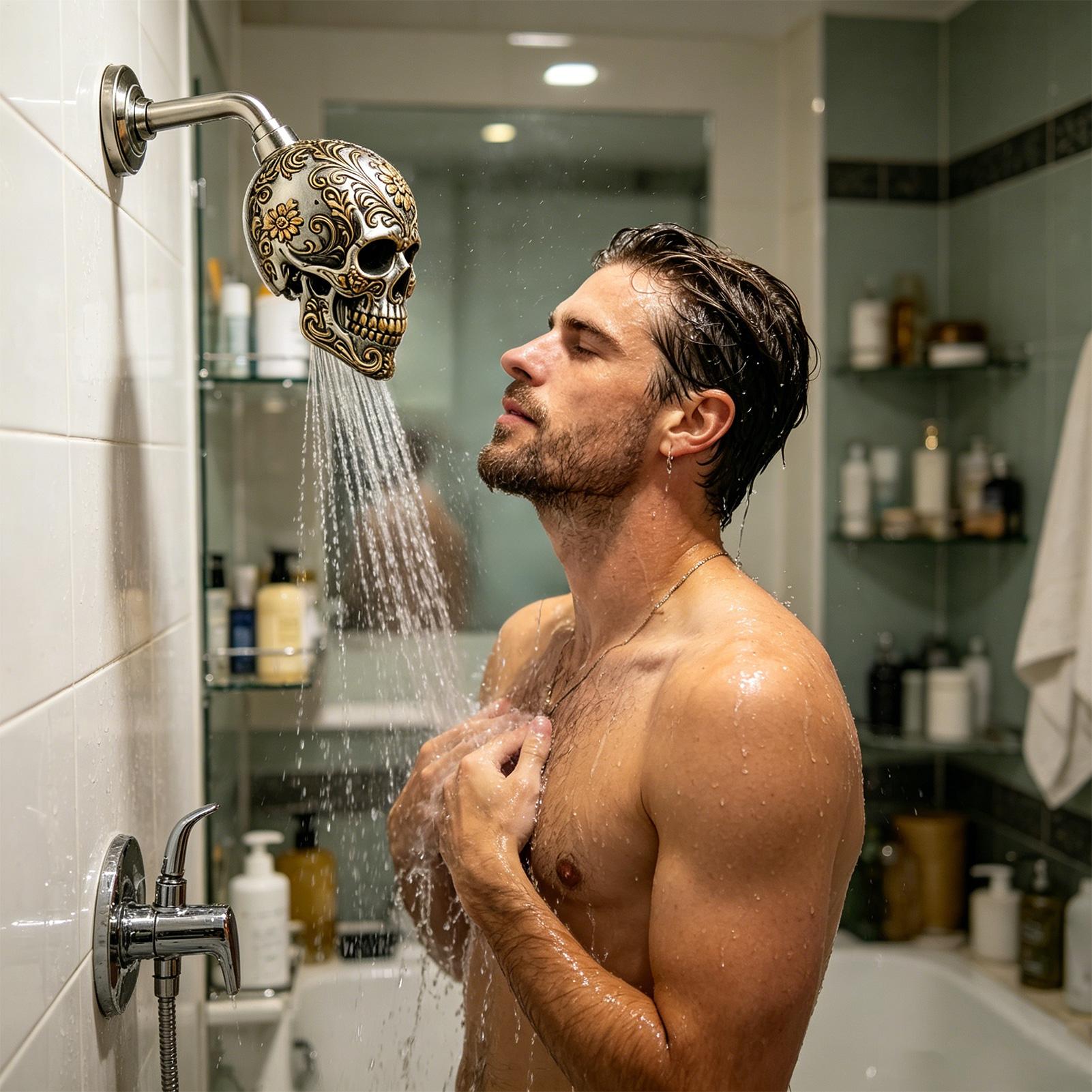 Detachable Shower Head Skull S - Home Bathroom Spa avis et prix